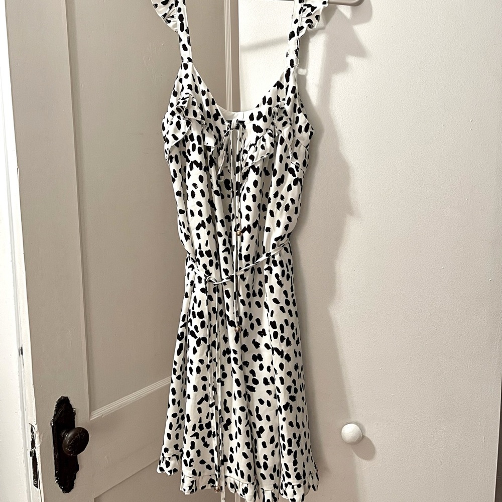 Black and White Polka Dot Dress